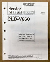 Pioneer CLD-V860 Laserdisc Player Service Manual *Original*