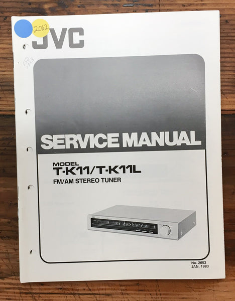 JVC UX-K11 / T-K11L Tuner  Service Manual *Original*