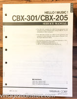 Yamaha CBX-301 CBX-205 Hello! Music!  Service Manual *Original*