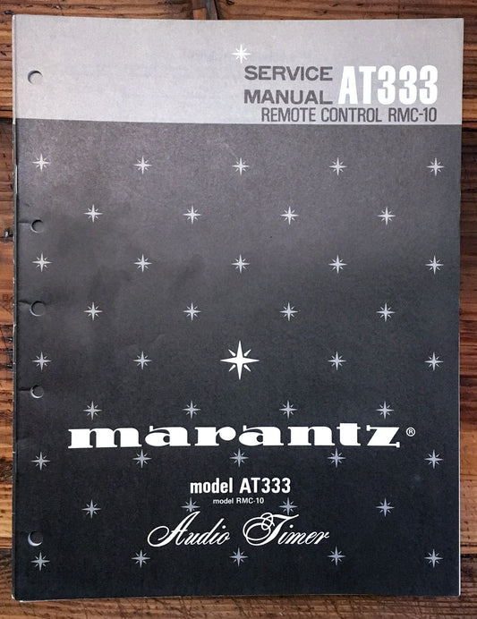 Marantz AT333 AT-333 Audio Timer  Service Manual *Original*