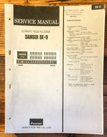 Sansui SE-9 Equalizer Service Manual *Original*