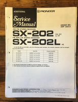 Pioneer SX-202 SX-202L Receiver Service Manual *Original*