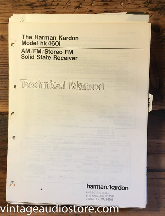 Harman Kardon HK460i HK 460i   Service Manual *Original*