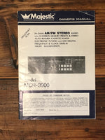 Majestic Model MCR-3900 Stereo Owners / User Manual *Original*