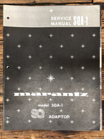 Marantz SQA-1 SQ Adaptor  Service Manual *Original*