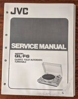 JVC QL-F6 Record Player / Turntable Service Manual *Original*