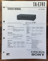 Sony TA-E741 Amplifier  Service Manual *Original*