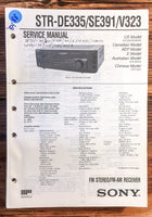 Sony STR-DE335 STR-SE391 STR-V323 Receiver  Service Manual *Original*