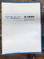 Teac A-1340 Reel to Reel  Service Manual *Original*