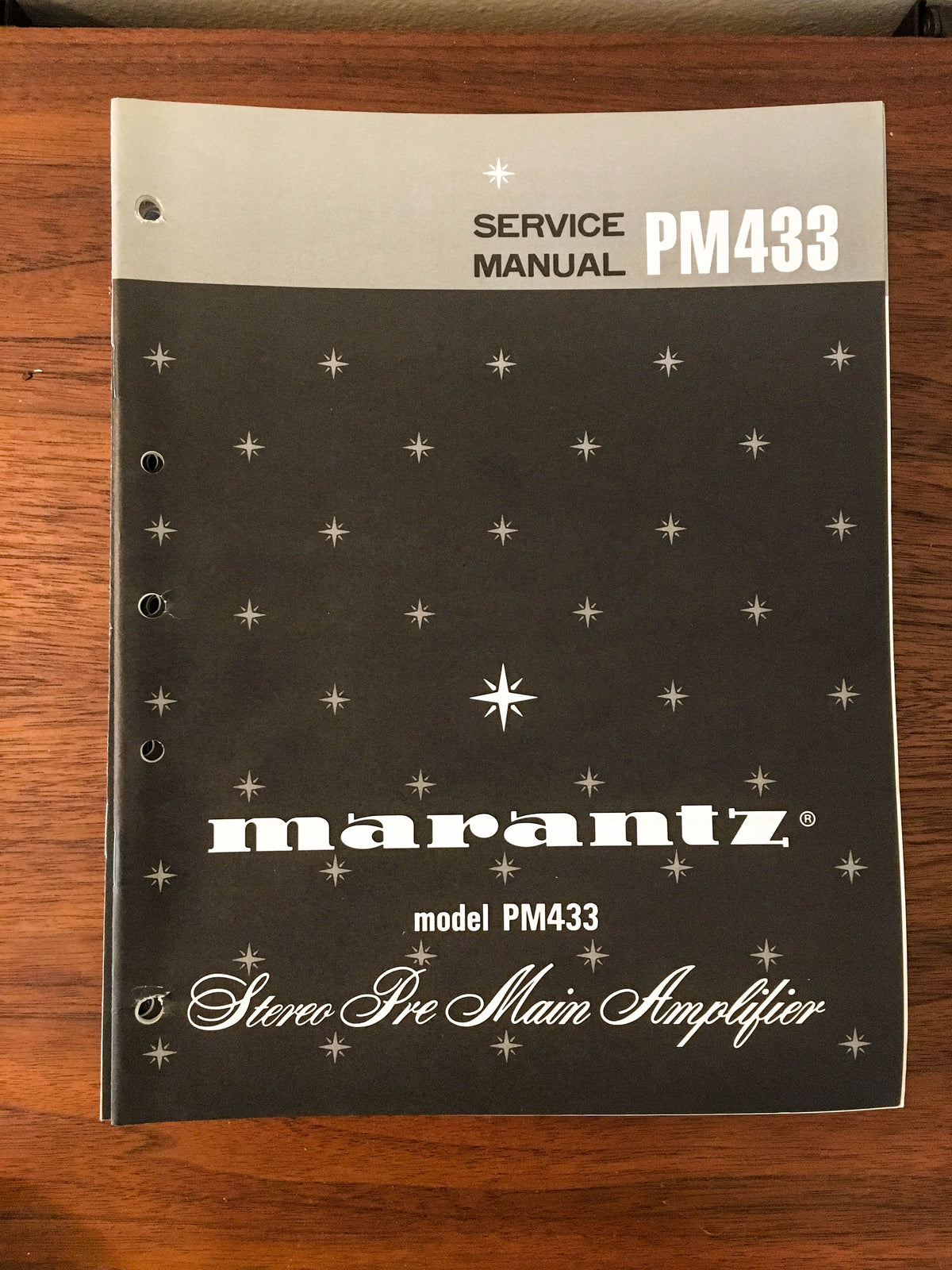 Marantz PM433 PM-433 Amplifier Service Manual *Original*