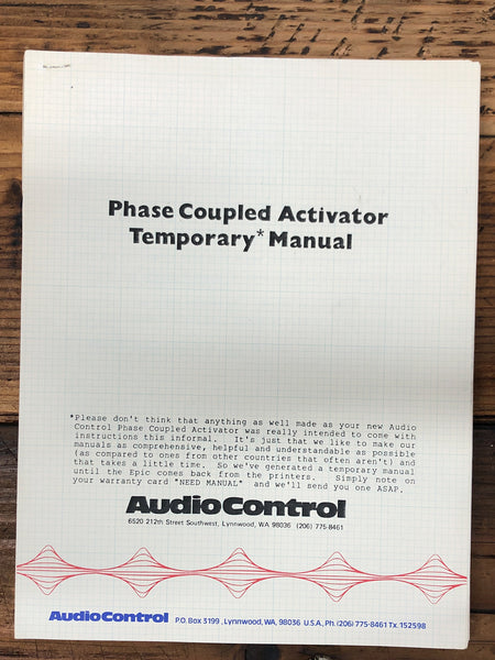 Stereo Service Manual *Original* – Vintage Audio Store - Vintage ...