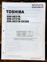 Toshiba ERS-8631B -8731B -8931B -8939B Microwave  Service Manual *Original*