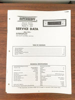 Superscope / Marantz T-208 Tuner Service Manual *Original*