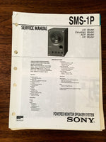 Sony SMS-1P Equalizer Service Manual *Original*