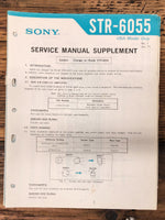 Sony STR-6055 Receiver Supp. Service Manual *Original*