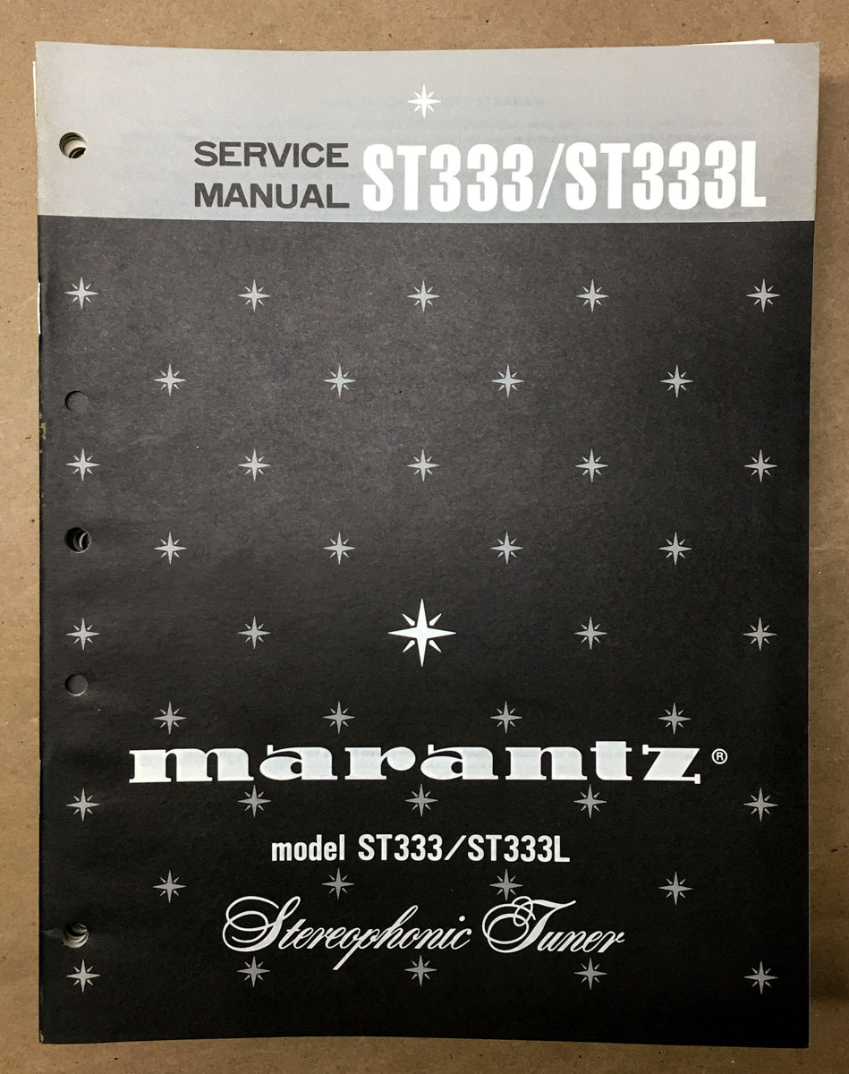 Marantz ST-333 ST333L Tuner Service Manual *Original*
