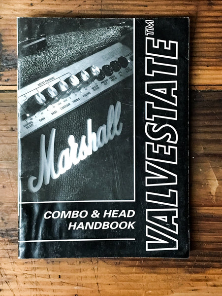 Marshall ValveState / Valve State Amplifier / Speaker Owners / User Manual *Orig