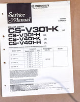 Pioneer CS-V301 -V401 -K -H SPEAKER Service Manual *Original*