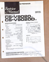 Pioneer CS-V9020 -V9020D SPEAKER Service Manual *Original*