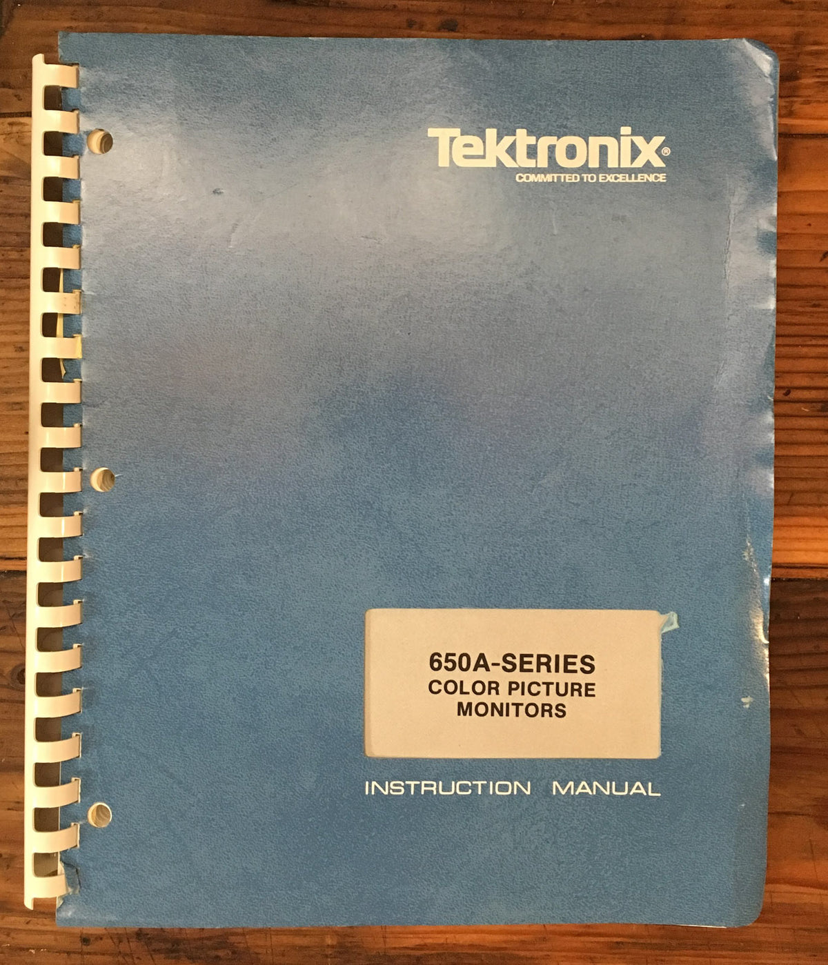 Tektronix 650A Series Color Picutre Monitors  Owner Operating Manual *Orig