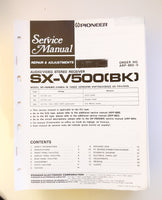 Pioneer SX-V500 Receiver Service Manual *Original* #1