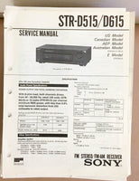 Sony STR-D515 STR-D615 Receiver  Service Manual *Original*