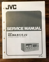 JVC KD-95A KD-95 A Cassette Service Manual *Original*