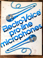 EV Electrovoice Pro-Line Microphones PL91 PL95 PL76 3 pg Dealer Brochure *Orig*