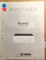 Yamaha CT-610 II Tuner  Service Manual *Original*