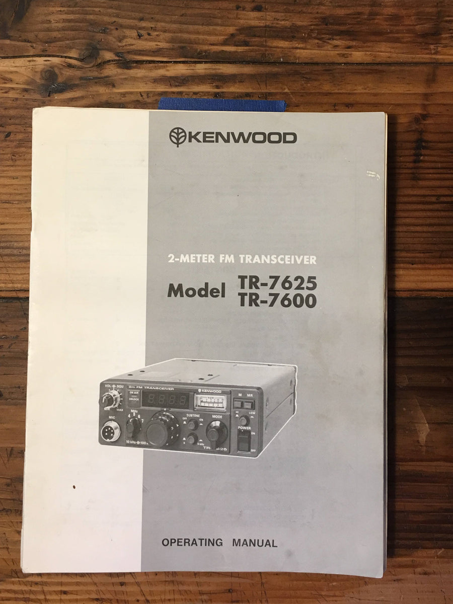 FM Transceiver User / Owners Manual *Original* – Vintage Audio Store ...