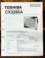 Toshiba CX3285A TV / Television Service Manual *Original*