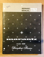 Marantz Model 2252 Receiver Service Manual *Original*