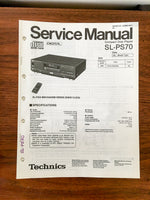 Panasonic SL-PS70 CD Player Service Manual *Original*