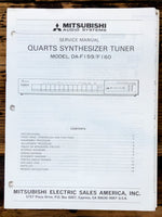 Mitsubishi DA-F159 DA-F160 Tuner Service Manual *Original*