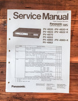 Panasonic PV-V4820 -V4822 -V4870 -V4852 -V4862 VCR  Service Manual *Original*