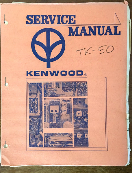 Kenwood TK-50 Tuner  Service Manual *Original* #2