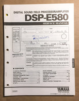 Yamaha DSP-E580 Digital Processor  Service Manual *Original*