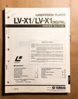 Yamaha LX-X1 LV-X1 Laser Disc Player  Service Manual *Original*