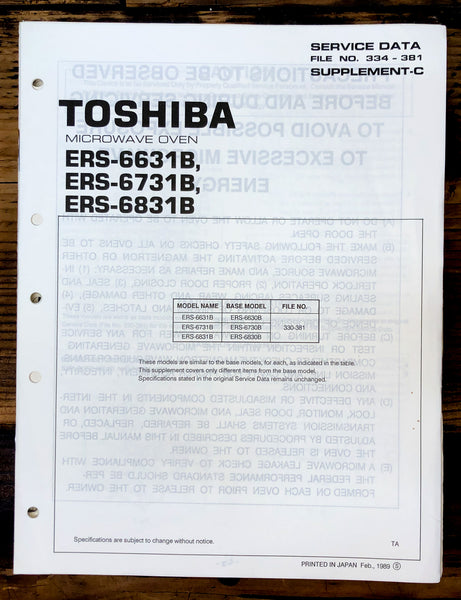Microwave Service Manual *Original* – Vintage Audio Store - Vintage ...