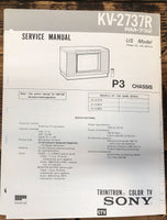 Sony KV-2737R TV  Service Manual *Original*