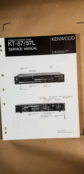 Kenwood KT-57 / 57L Tuner Service Manual *Original*