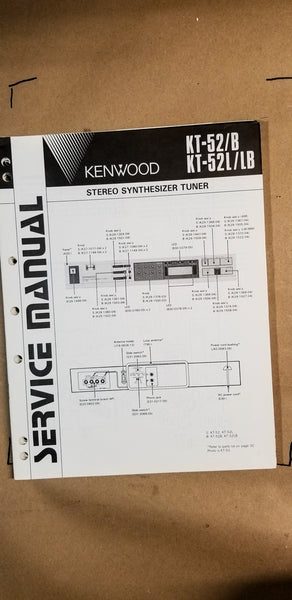 Kenwood KT-52 / 52B Tuner Service Manual *Original*